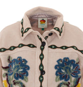 LUNAR BOHO CROPPED FLEECE COAT