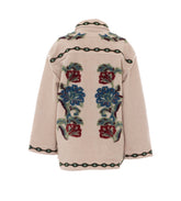 LUNAR BOHO CROPPED FLEECE COAT