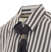 POPLIN SHIRT WITH FOULARD