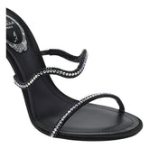 PUMP SANDALS WITH RHINESTONES