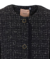 BOUCLE' COAT IN PLUMETIS TULLE
