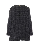 BOUCLE' COAT IN PLUMETIS TULLE