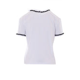 T-SHIRT CON PASSAMANERIA E FIOCCO