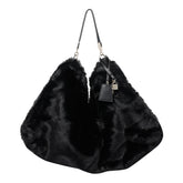 LOGO CHARM SHOULDER BAG