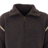 MAGLIA CON TOPPE SUI GOMITI