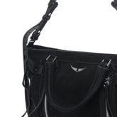 SMALL SUEDE MADISON HANDBAG
