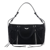 SMALL SUEDE MADISON HANDBAG