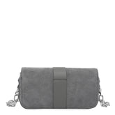 PORTAFOGLIO CON CATENA KATE IN SUEDE MINI
