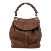MIU MIU LOGO BUCKET BAG