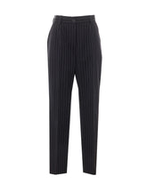 PINSTRIPED WOOL PANTS