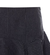 MINI GONNA PINSTRIPE IN FLANELLA