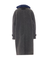 SINGLE BREASTED FLEECE COAT
