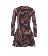 IRIDE PRINT MINI DRESS