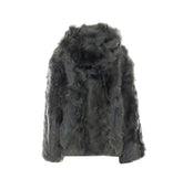 KNITTED FOX FUR SHORT JACKET