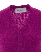 AMI LOGO ALPACA CARDIGAN