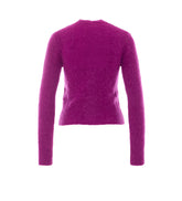 AMI LOGO ALPACA CARDIGAN