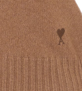 FUNNEL SWEATER WITH TONAL AMI DE COEUR LOGO