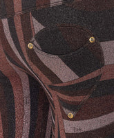 IRIDE LUREX PRINT PANTS