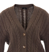 CARDIGAN CON INTRECCI
