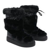 STIVALETTO LTRACK IN FAUX FUR