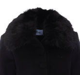 GIACCA CON POLSINI IN FAUX FUR