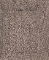 SLIM-FIT JACKET HERRINGBONE LIGHT FLEECE