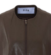 GILET IN FAUX LEATHER
