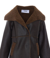 CAPPOTTO IN FAUX LEATHER
