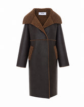 CAPPOTTO IN FAUX LEATHER