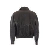 FAUX LEATHER BOMBER
