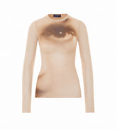 THE FACE PRINT LONG SLEEVES TOP