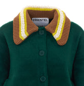 KAMORE CARDIGAN WITH DECORATED COLLAR