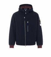 LOGO WOOL DIAGONAL PARKA