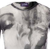 SMOKING WOMEN PRINT LONG SLEEVES TOP