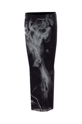 SMOKING WOMEN PRINT LONG SKIRT