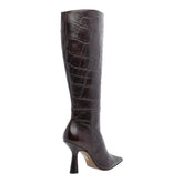 CROCO PRINT PUMPS BOOTS