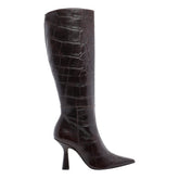 CROCO PRINT PUMPS BOOTS