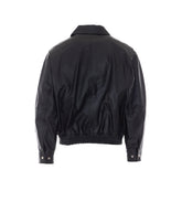 FAUX LEATHER BOMBER