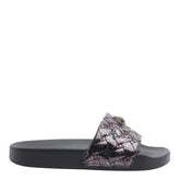 MEENA EAGLE GLITTER SLIDE SANDALS