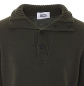 HIGH NECK SWEATER WITH BUTTONS