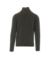 HIGH NECK SWEATER WITH BUTTONS