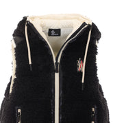 GILET TEDDY CON LOGO