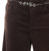 FLARE TROUSERS WITH BELT