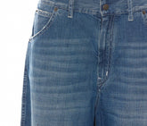 TREATED DENIM JEANS