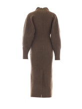 TENUTA WOOL AND CASHMERE JERSEY DRESS