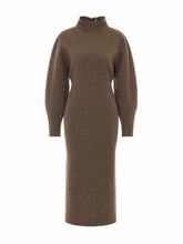 TENUTA WOOL AND CASHMERE JERSEY DRESS