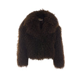 GIACCA IN FAUX FUR CROP