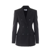 ADAMO NATURAL STRETCH WOOL DOUBLE-BREASTED BLAZER