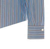 CAMICIA A RIGHE CON INSERTO IN PIZZO