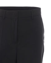 HANGAR PANTALONE FLARE IN PURA LANA NATURAL STRETCH